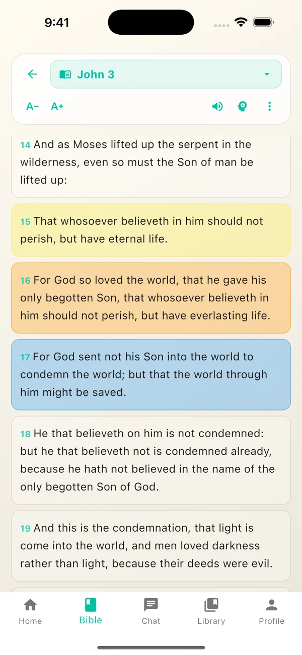 Bible Reading View