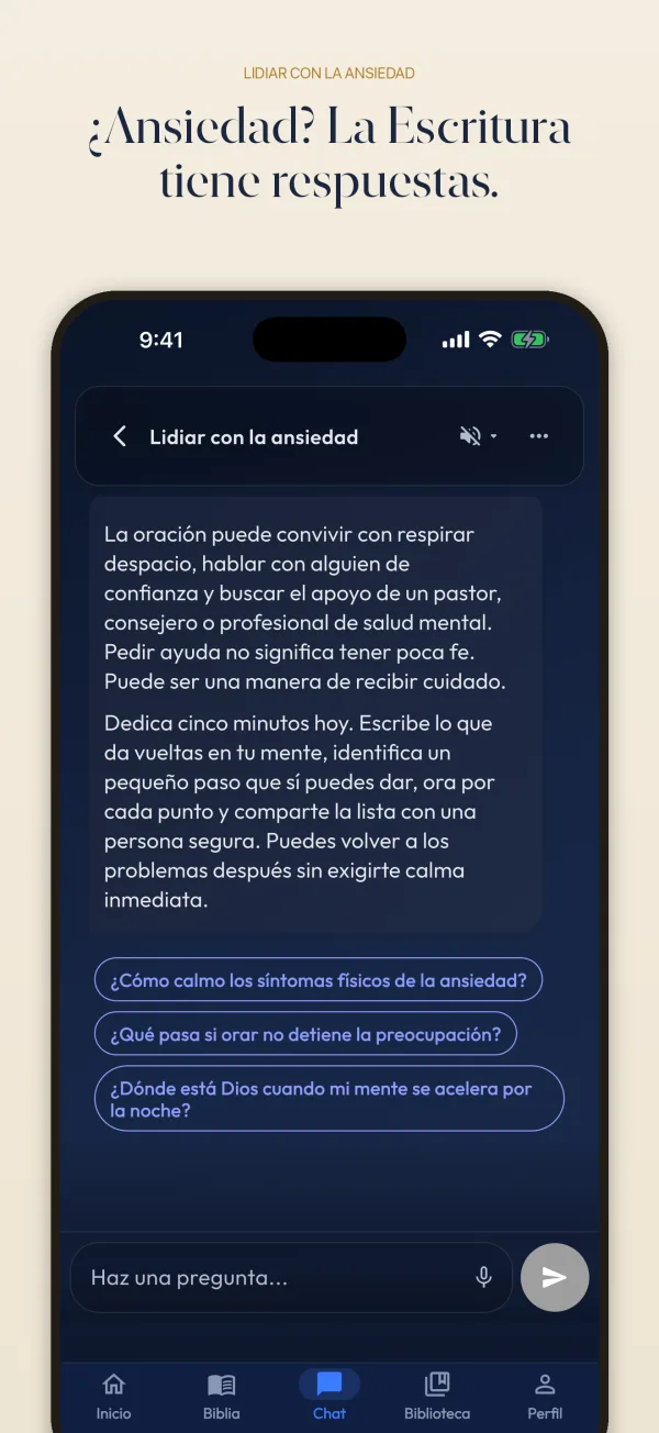 ¿Ansiedad? La Escritura tiene respuestas.