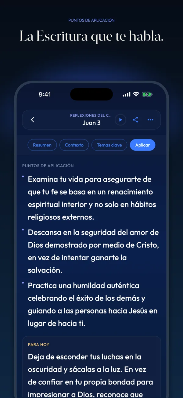 La Escritura que te habla.