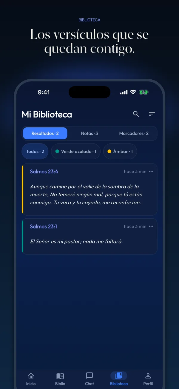Los versículos que se quedan contigo.