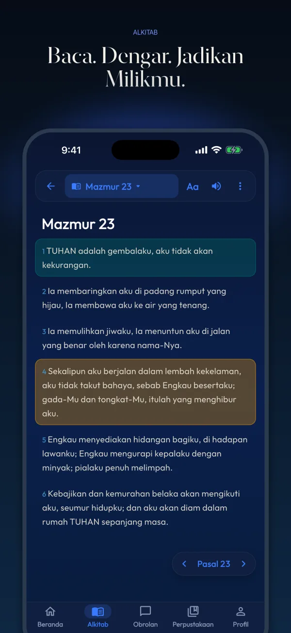 Baca. Dengar. Jadikan Milikmu.