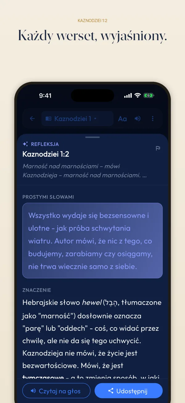 Każdy werset, wyjaśniony.
