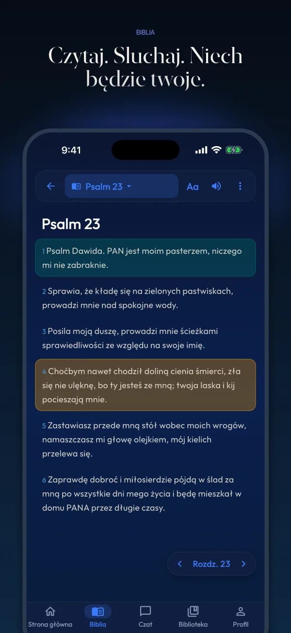 Czytaj. Słuchaj. Niech będzie twoje.