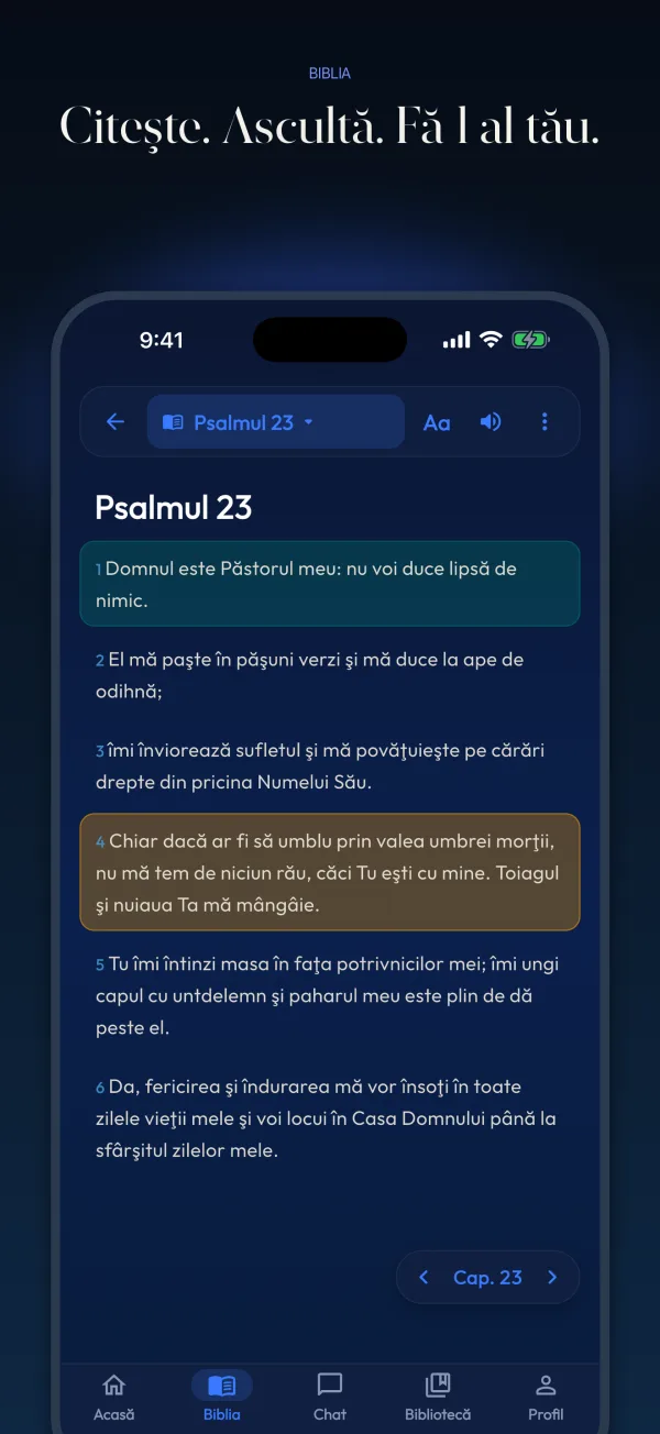Citește. Ascultă. Fă-l al tău.