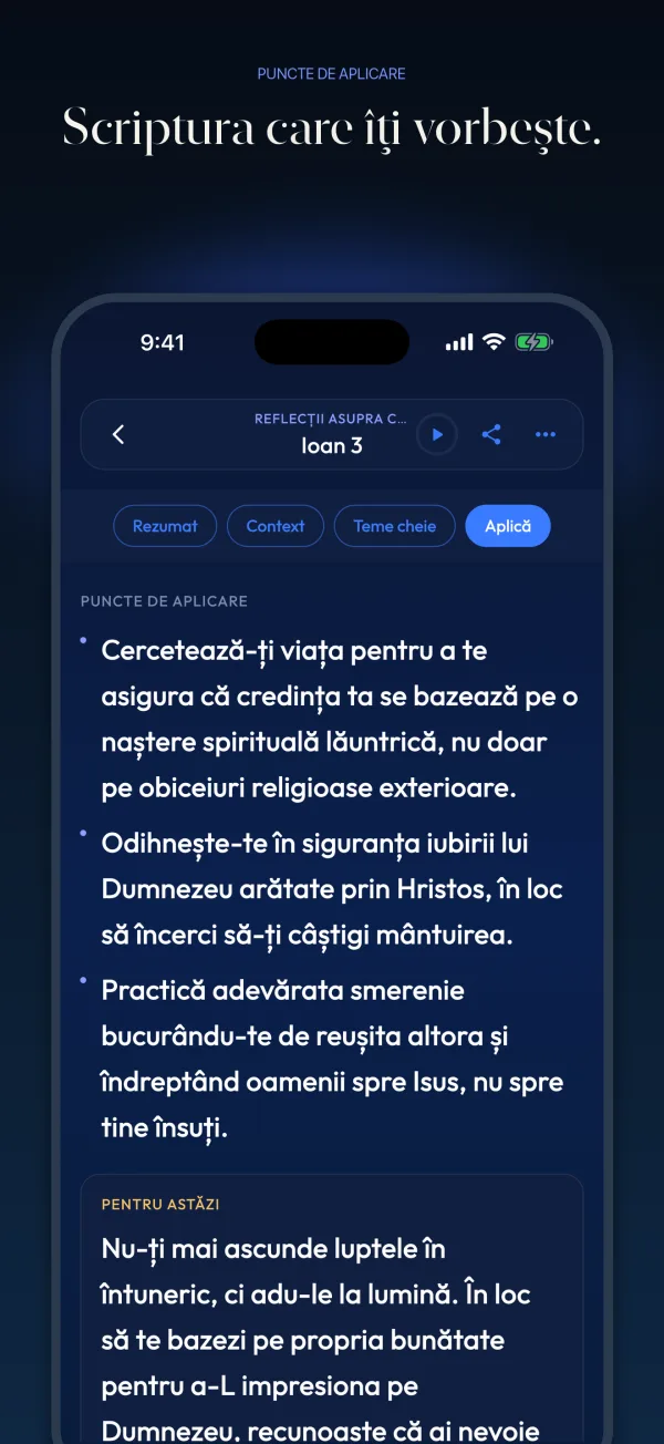 Scriptura care îți vorbește.