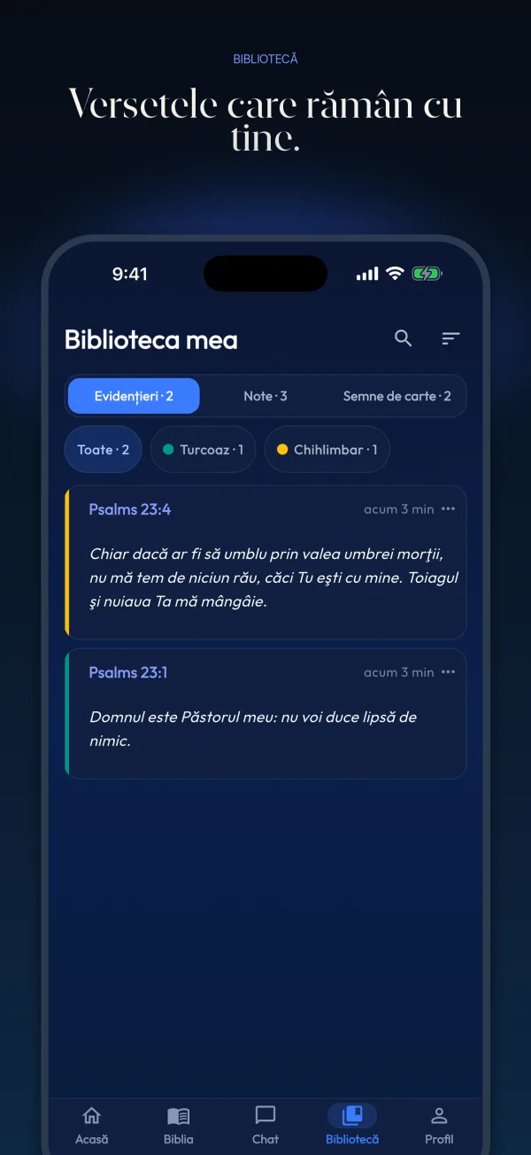 Versetele care rămân cu tine.