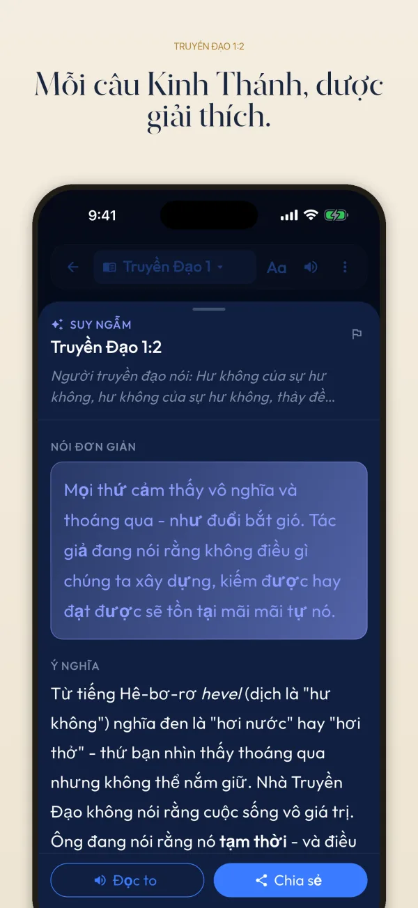 Mỗi câu Kinh Thánh, được giải thích.