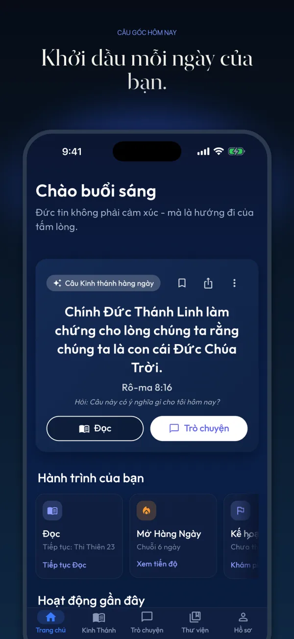 Khởi đầu mỗi ngày của bạn.