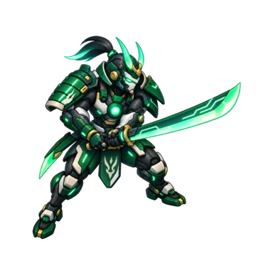 Neon Samurai character artwork
